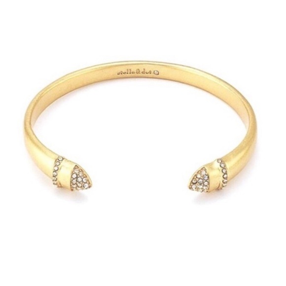 NWT STELLA & DOT Gold Pavé Ansley Cuff ✨ - Picture 7 of 11
